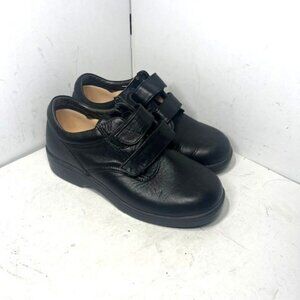 Apex Women's READ Diabetic Therapeutic Black‎ Leather Shoes Sz 7